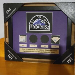 Colorado Rockies Game-Used Plaque